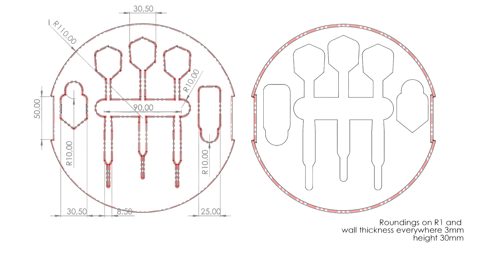 Bulls darts uitwerking visual